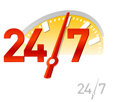24:7 logo